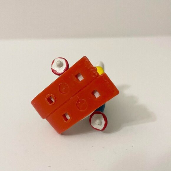 Vintage The Smurfs Skier Smurf Snow Skiing Ski Poles Toy Figurine - Picture 11 of 16